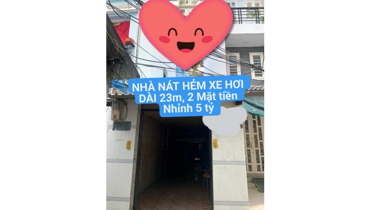 Bán Gấp Nhà Nát Dtcn 55m2, nhà Cấp 4 tiện Xây mới P19 Bình Thạnh Chỉ 5.3 Tỷ Thương lượng